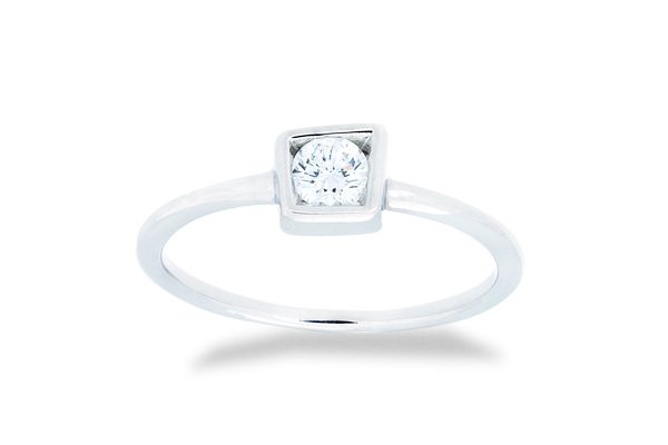 Tiffany & Co.® 18K Gold Frank Gehry Diamond Torque Bead Ring®